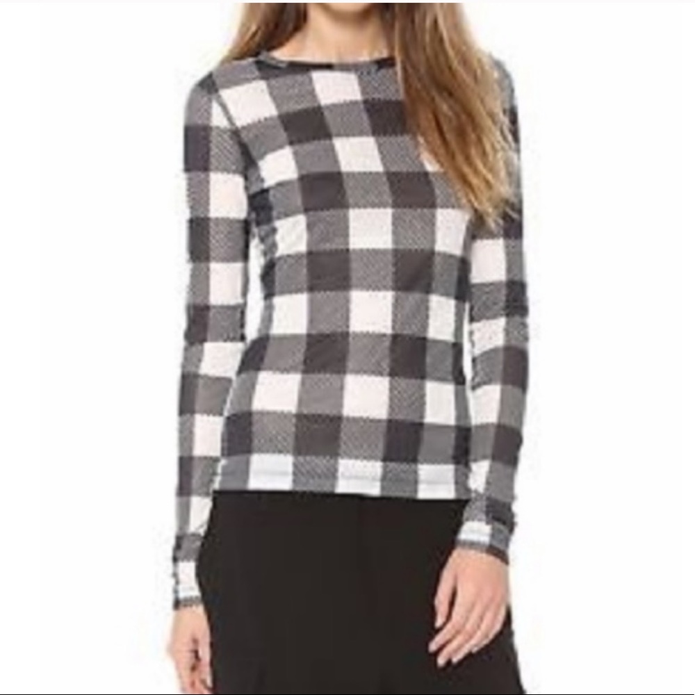 Like NEW rag & bone buffalo check long sleeve